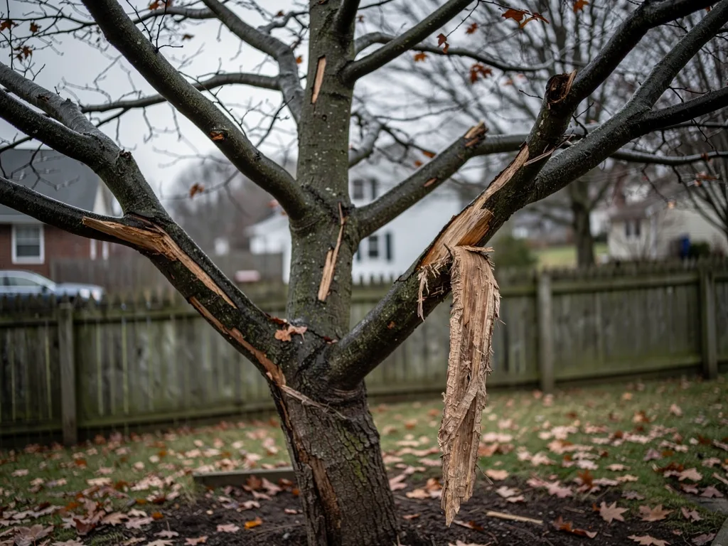 Common warning signs of weak or compromised trees