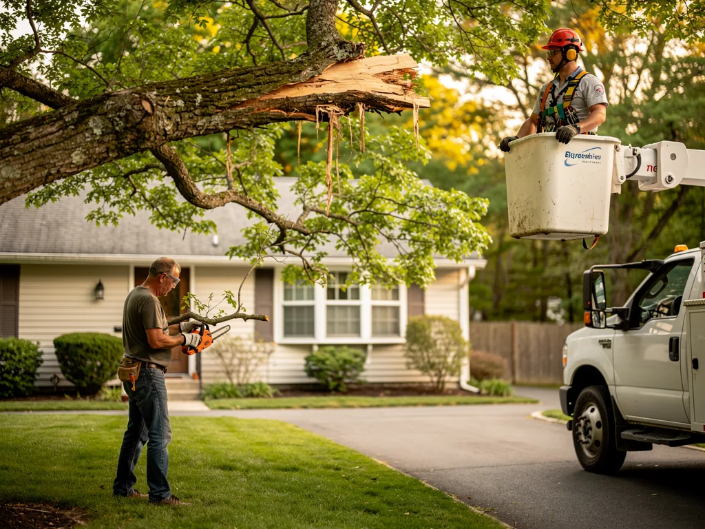 DIY vs when to call a pro for a typical Danbury tree issue